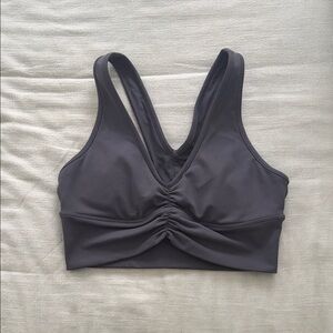 ALO Yoga Dark Gray Sports Bra